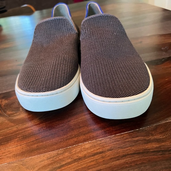 Rothy's The Sneaker Women’s Size 9.5US Steel Grey Slip On Knit Shoes - Picture 4 of 8